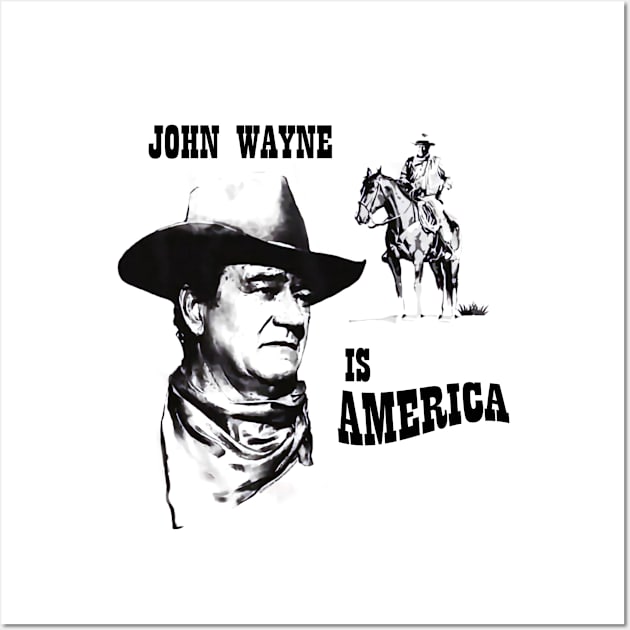 John vintage Wayne - America Wall Art by davidhedrick